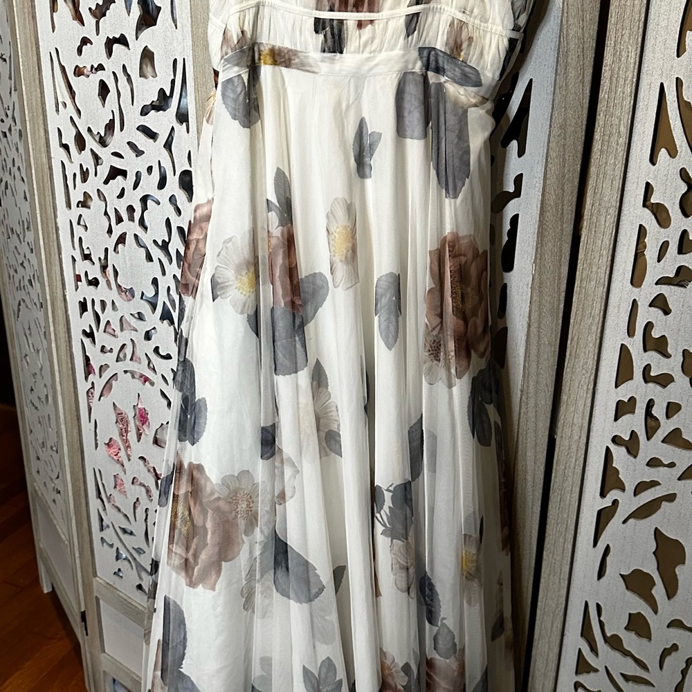 Geisha Designs V-neck Corset Tulle Dress - Picture 11 of 11